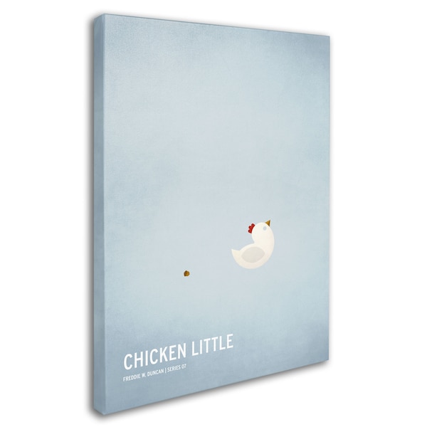 Christian Jackson 'Chicken Little' Canvas Art,14x19